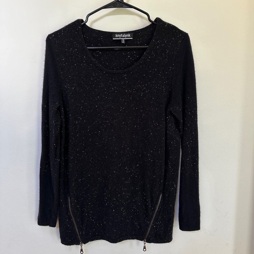 Anthropologie Knyt&Lynk 100% Cashmere Sweater, Size XS (oversized fit)